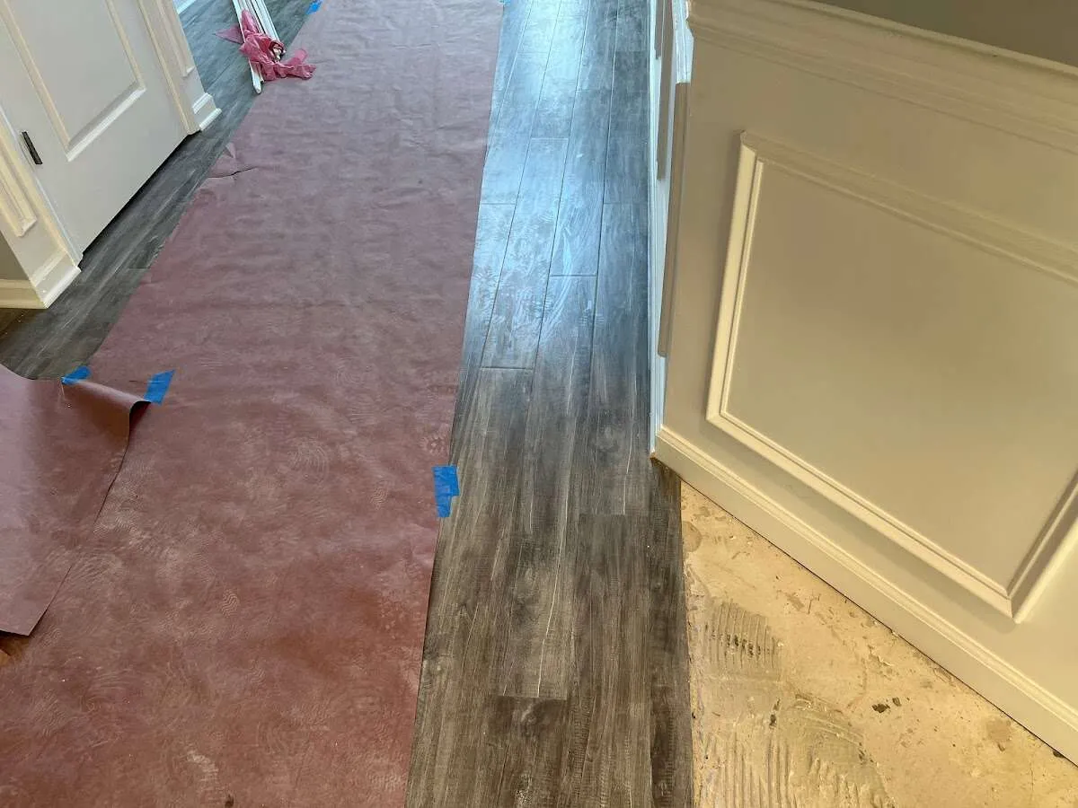 Completed marble shower restoration in Howell